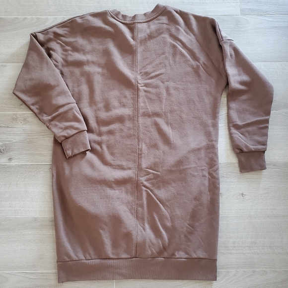 ZENANA OUTFITTERS Brown Sweater Dress Size Small - Picture 5 of 5